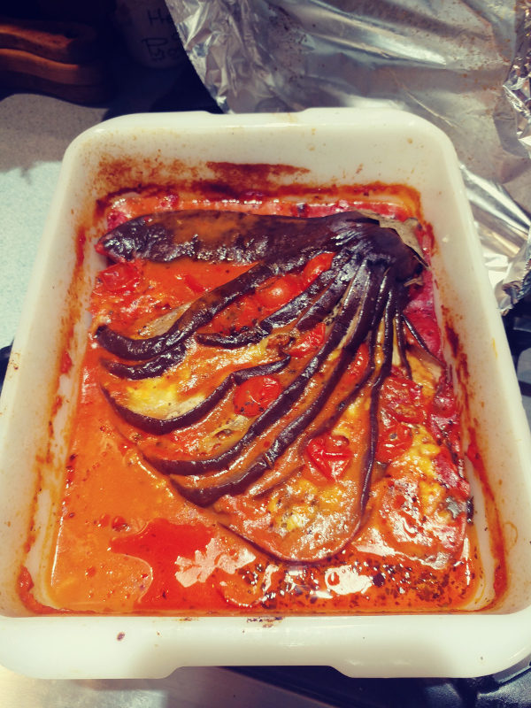 Easy Hasselback Eggplant Joy of Organics