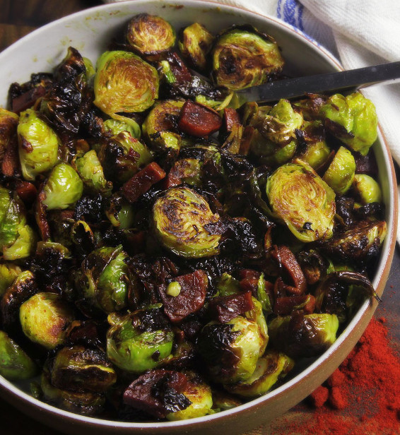 Mexican Brussels Sprouts with Chorizo 1 brussels sprouts with chorizo