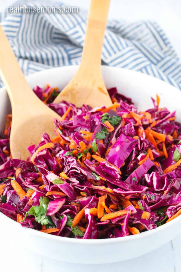 Tangy Red Cabbage Slaw - Joy Of Organics